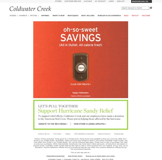 coldwatercreek sandy