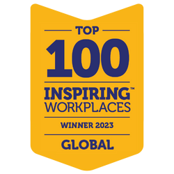 12 of 13 logos - Top 100 Inspiring Workplaces 2023