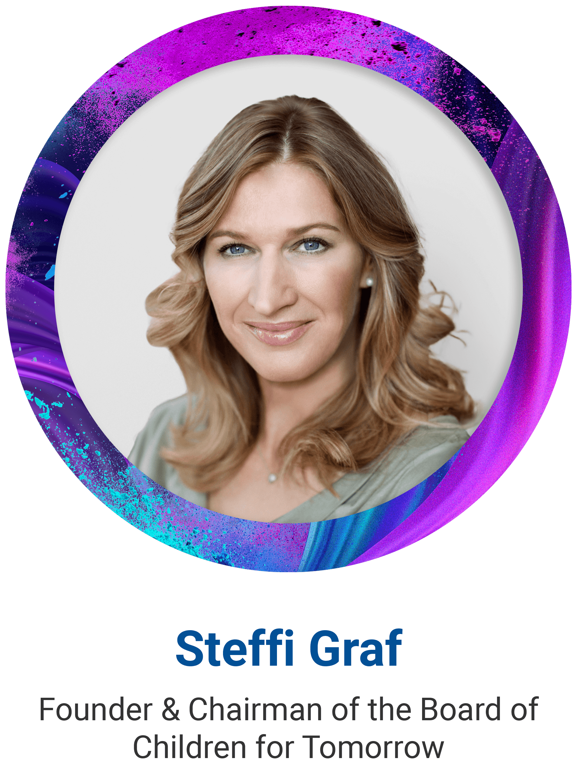 3 of 5 logos - Steffi Graf