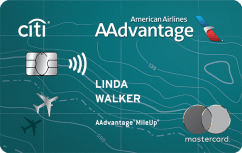 American Airlines AAdvantage® MileUp® Card logo.