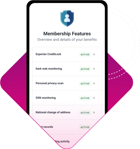 Graphic phone with identity protection.