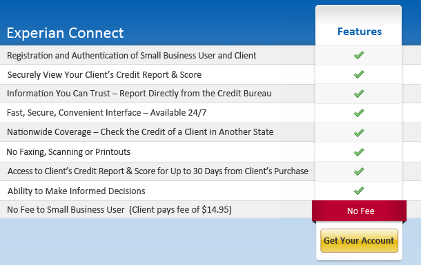 Credit Checking Between Small Business Professionals ...