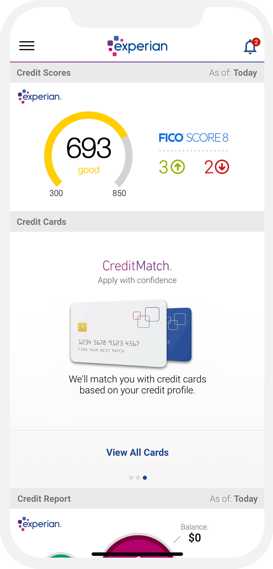 Hvordan får jeg Experian på telefonen min?