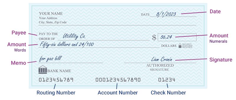 How to Write A Check: Fill Out A Check