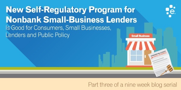 Self-Regulatory Program for Nonbank Small Business Lenders