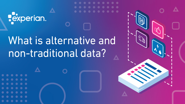 What is alternative and non-traditional data?