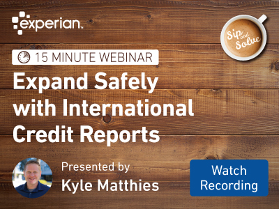 Expand Safely with International Credit Reports