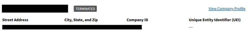 everify terminated client account