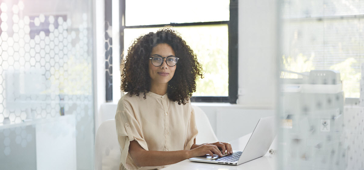 Woman working