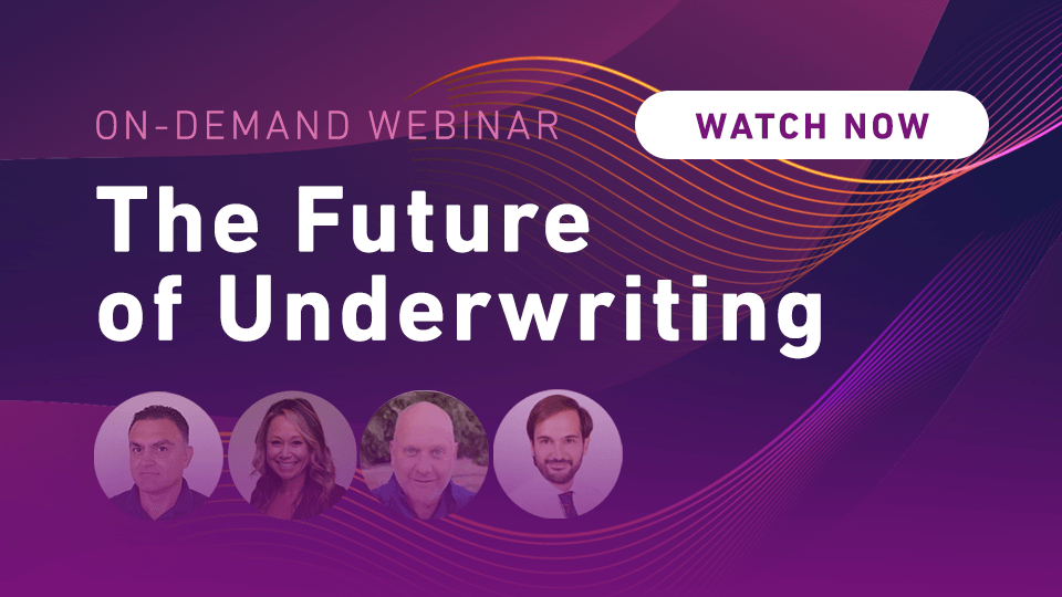 Future of underwriting webinar banner