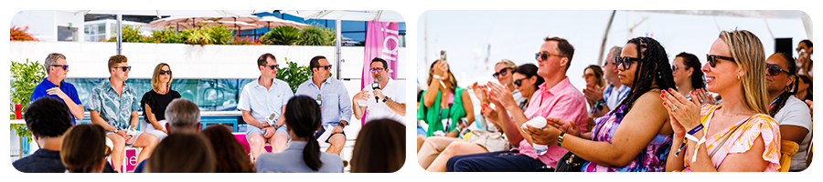 Panelists speaking at Cannes Lions