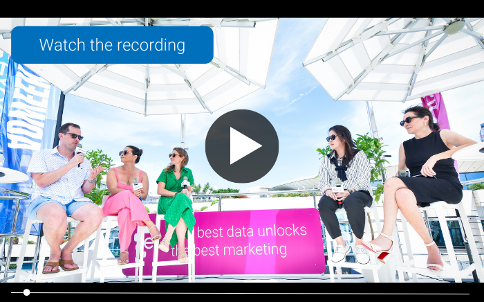 Watch the recording of our Cannes panel: Stacking the marketer's toolbox for success
