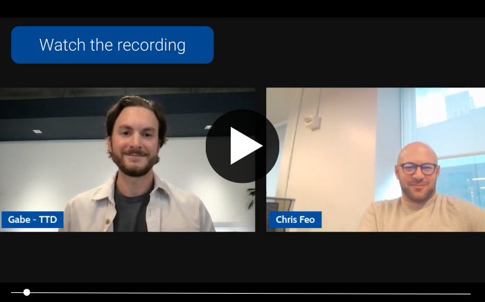 Watch the recording of our Ask the Expert segment with The Trade Desk
