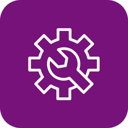 A settings icon