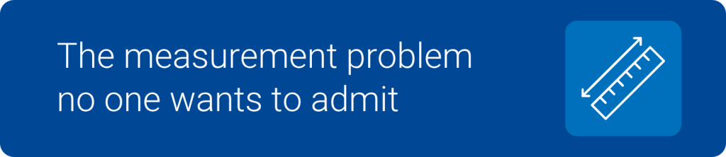 The measurement problem no one wants to admit