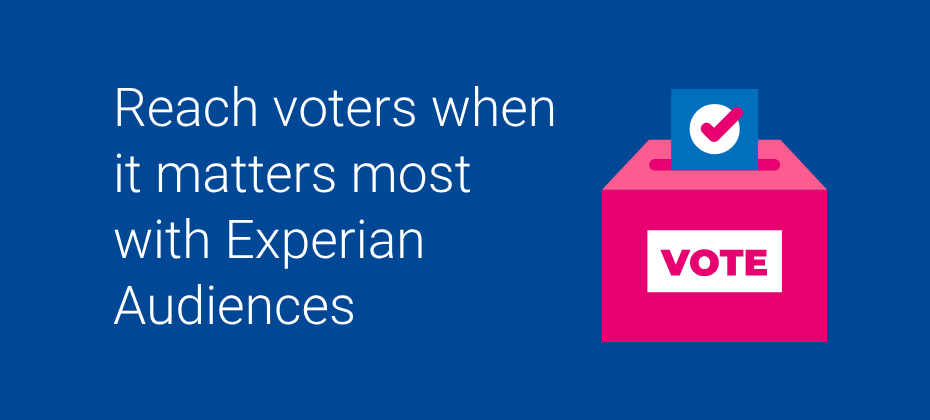 Reach voters based on how, where, and when they engage in the 2026 election cycle with Experian Audiences