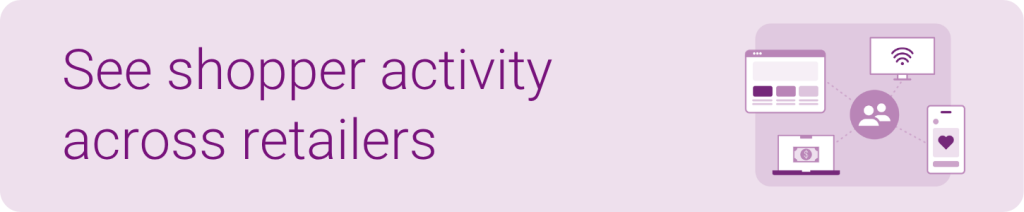 See shopper activity across retailers