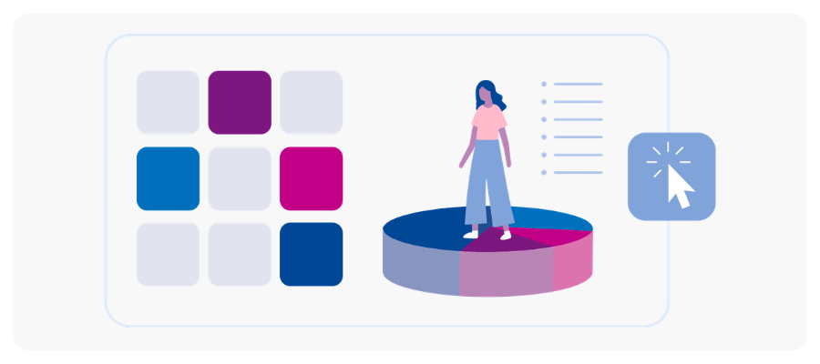 Audience segments, demographics, and data selection