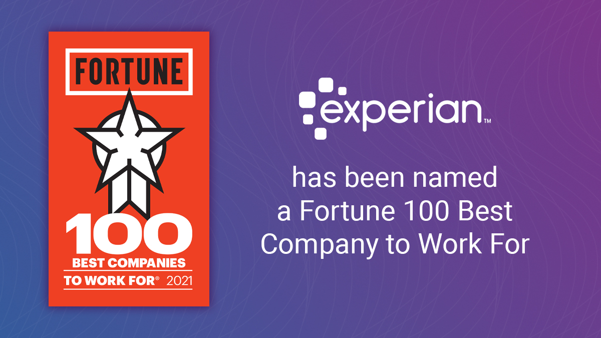 Our Purpose Runs Deep Experian North America Ranked 31 in Fortune's
