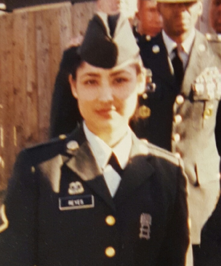 Delilah Moreno in uniform