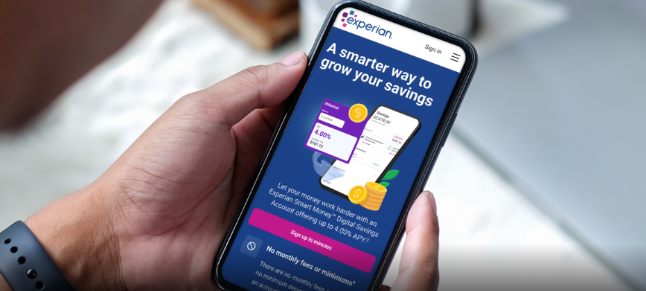 Experian Consumer Services Expands Product Portfolio With New High-Yield Digital Savings Account