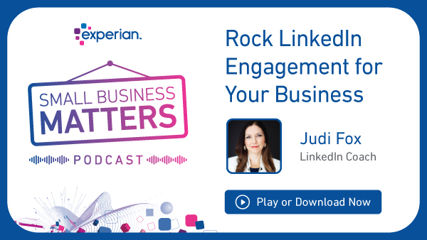 The Small Business Matters podcast featuring LinkedIn expert Judi Fox.