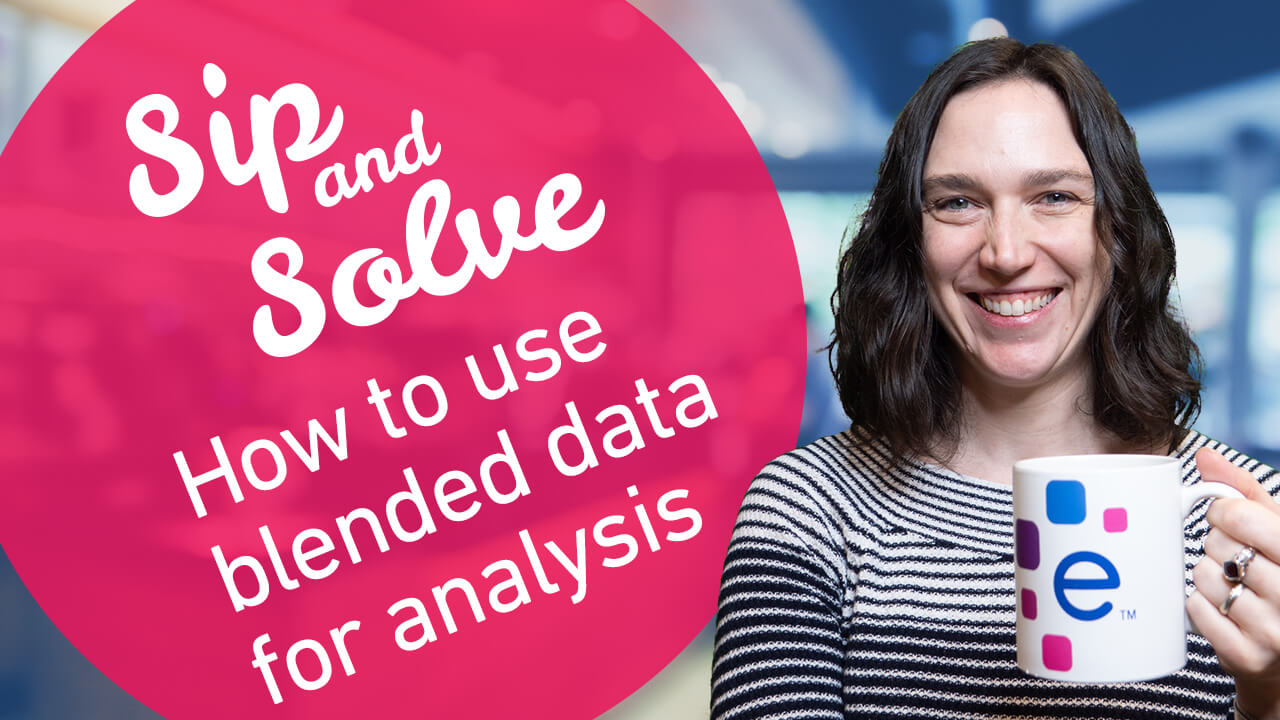  How to use blended data for analysis