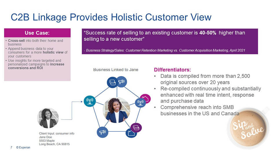 C2b Linkage provides holistic customer view