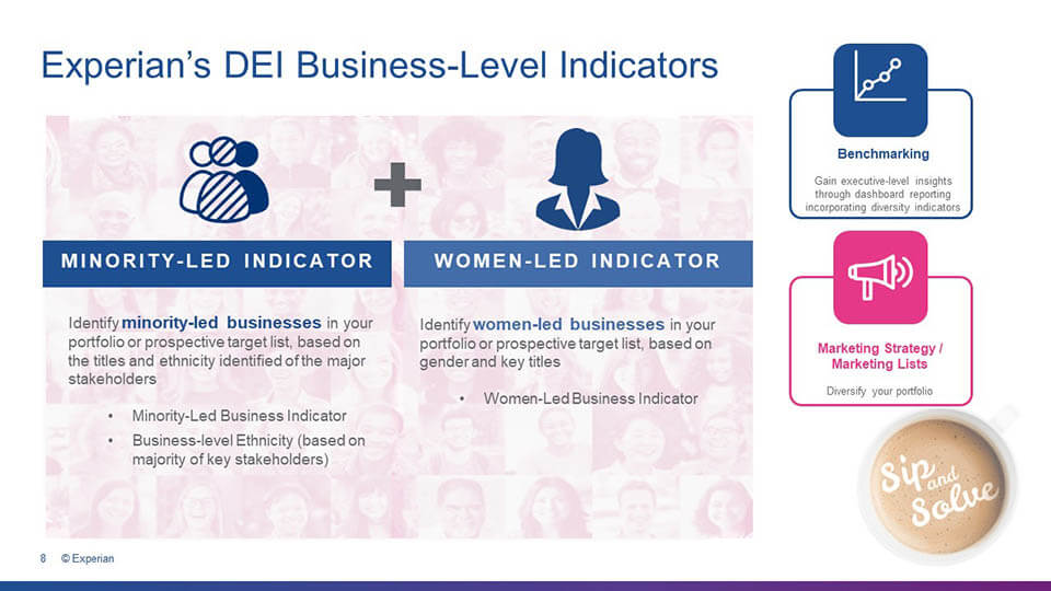 Experian's DEI Business-Level Indicators