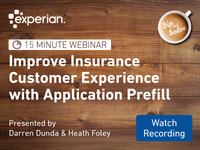 Improve Insurance Customer Experience with Application Prefill