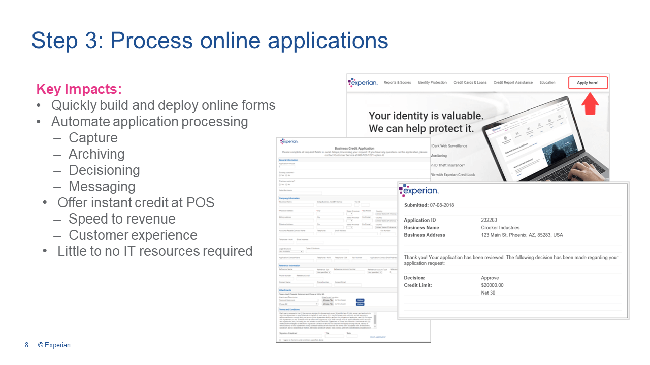 Step 3: Process Online Applications