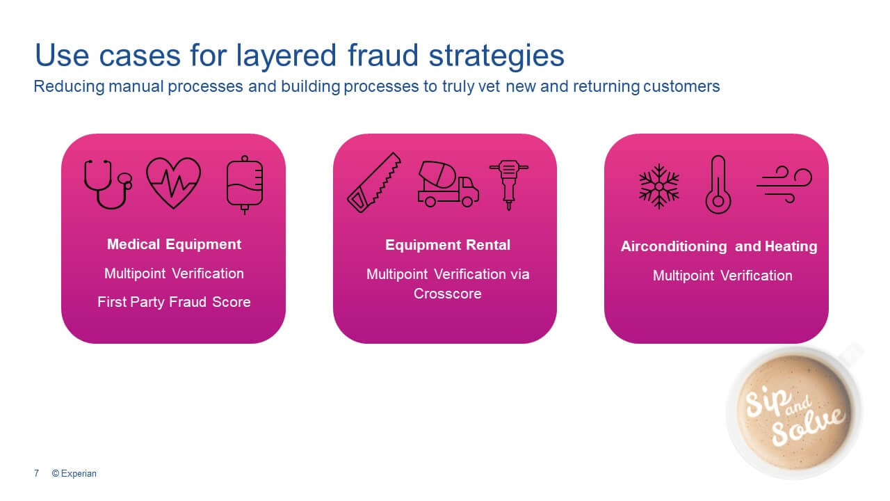 Use cases for layered fraud strategies