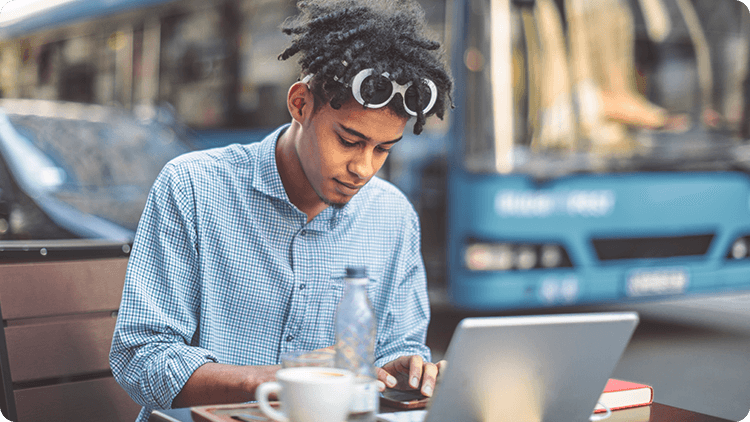 man on laptop 