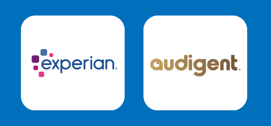 experian and audigent partnership logo