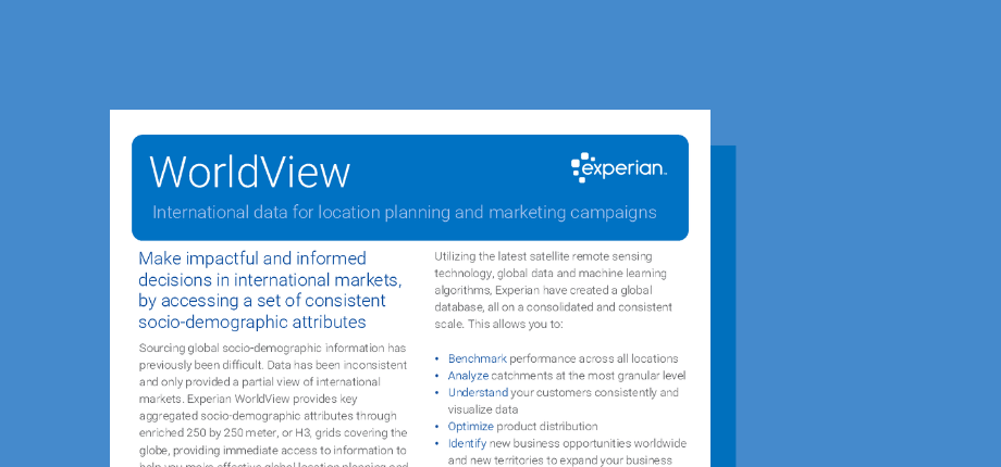 WorldView product sheet thumbnail