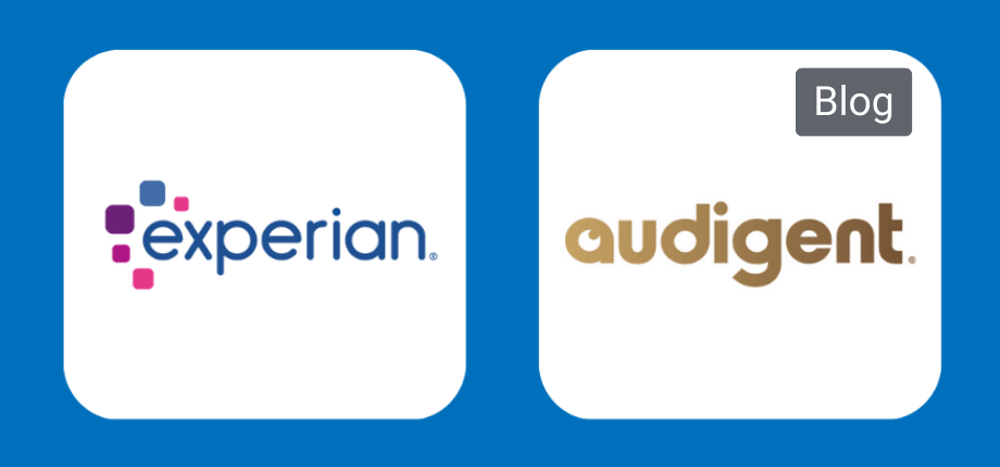experian and audigent partnership logo