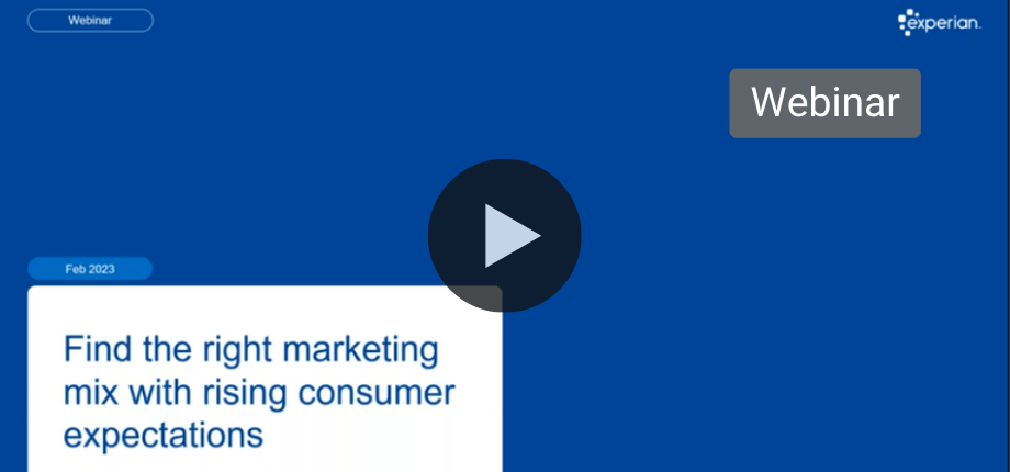 thumbnail of experian's marketing mix webinar