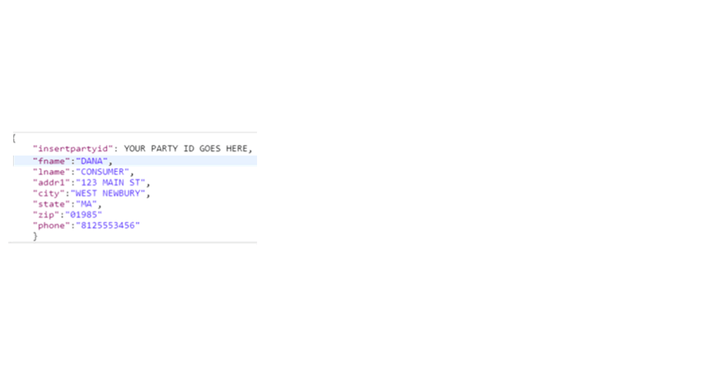 Address Coding and OmniView Sample Request