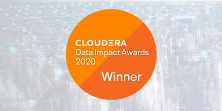 4 of 6 logos - Cloudera Data Impact Award