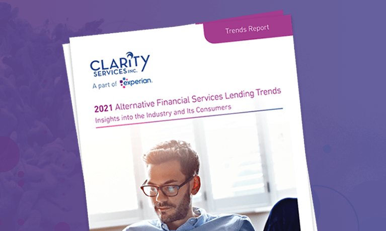 2021 Alternative Financial Services Lending Trends Report banner