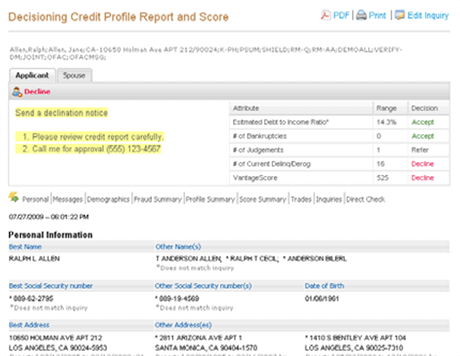 Credit Report Tenant Background Check And Employment Screening Services