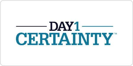 1 of 2 logos - Day 1 Certainty Logo