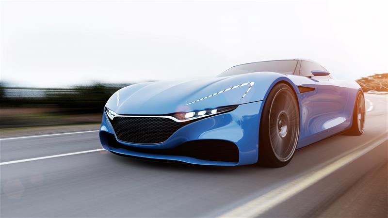 Blue Car