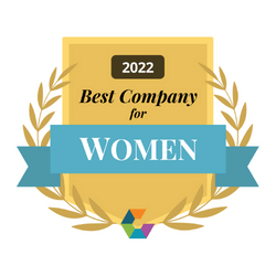 9 of 9 logos - Best company for women award