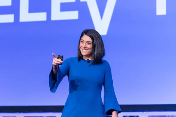 Nicole speaks at an Experian Elevate event