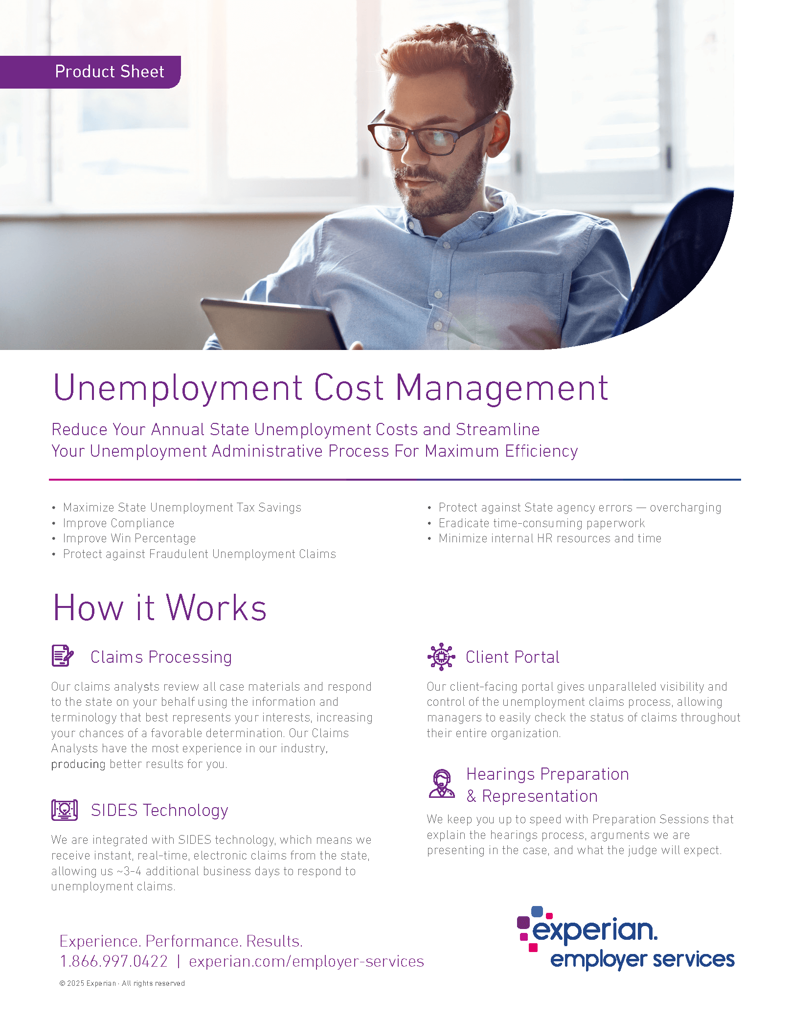 Thumbnail of Poduct Sheet Unemployment Cost Management