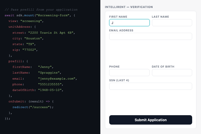 example verify renters instantly with intellirent systems