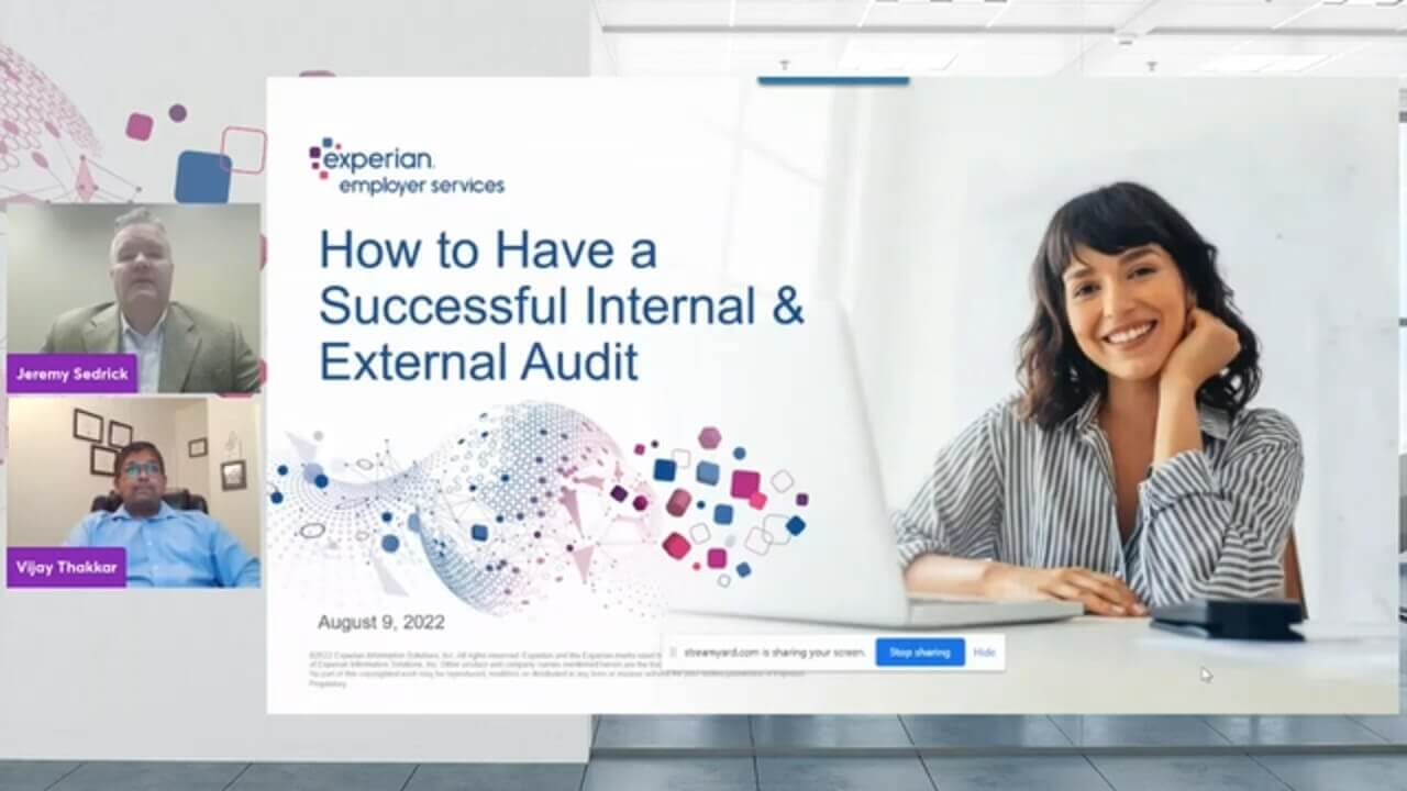 Webinar Successful Internal & External I-9 Audit