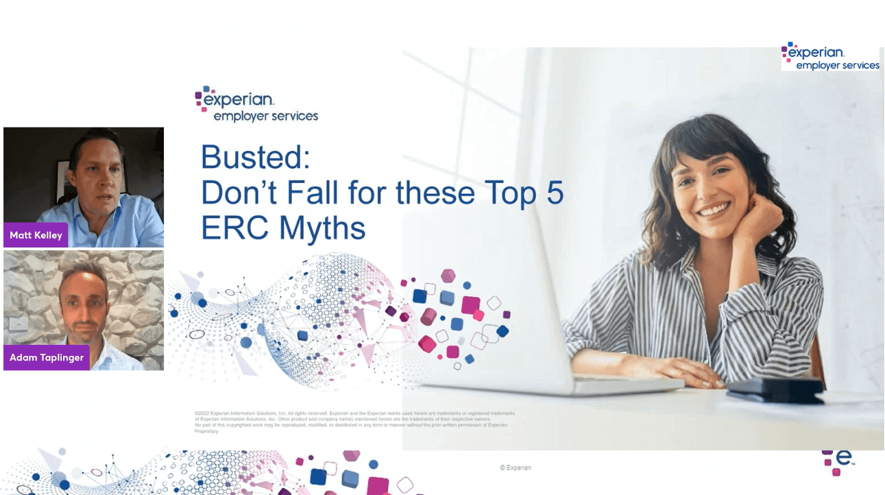 Webinar Don’t Fall for these Top 5 ERC Myths