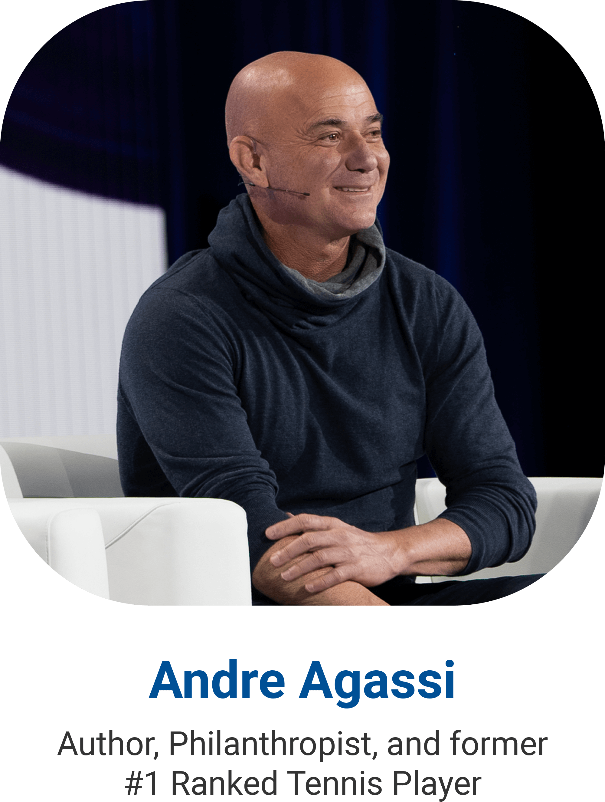 3 of 13 logos - Andre Agassi
